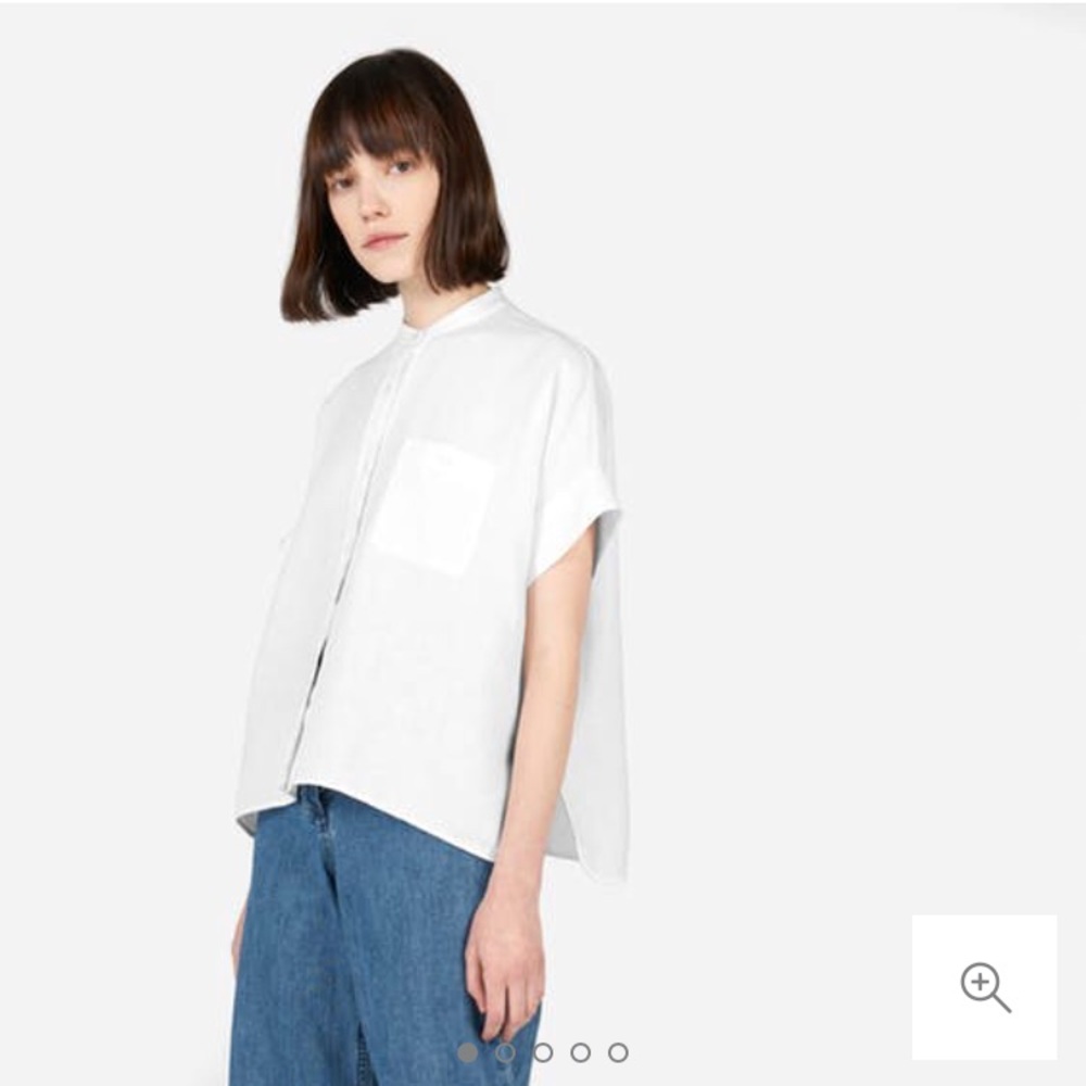 Everlane linen square shirt
